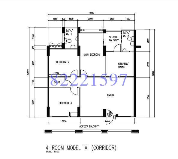 Blk 710 Tampines Street 71 (Tampines), HDB 4 Rooms #131667902
